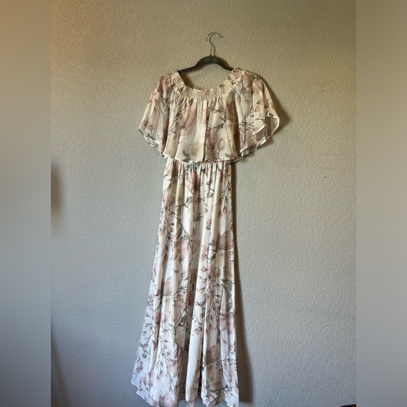 NWOT Show Me Your MuMu Off Shoulder Hacienda Maxi Floral Dress - Picture 3 of 6